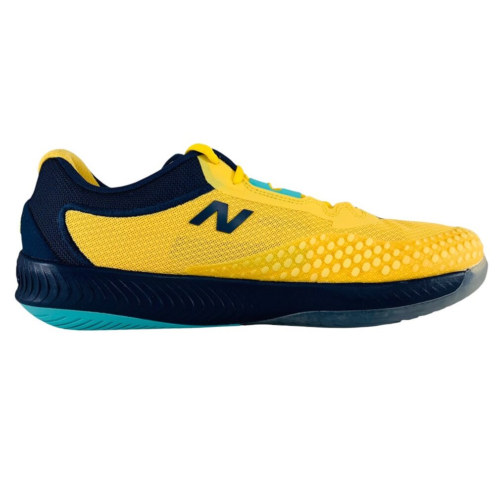 New Balance FuelCell 996v6 NB Navy Gold Men's Tennis Pickleball Shoes MCH996I6 - Picture 2 of 10